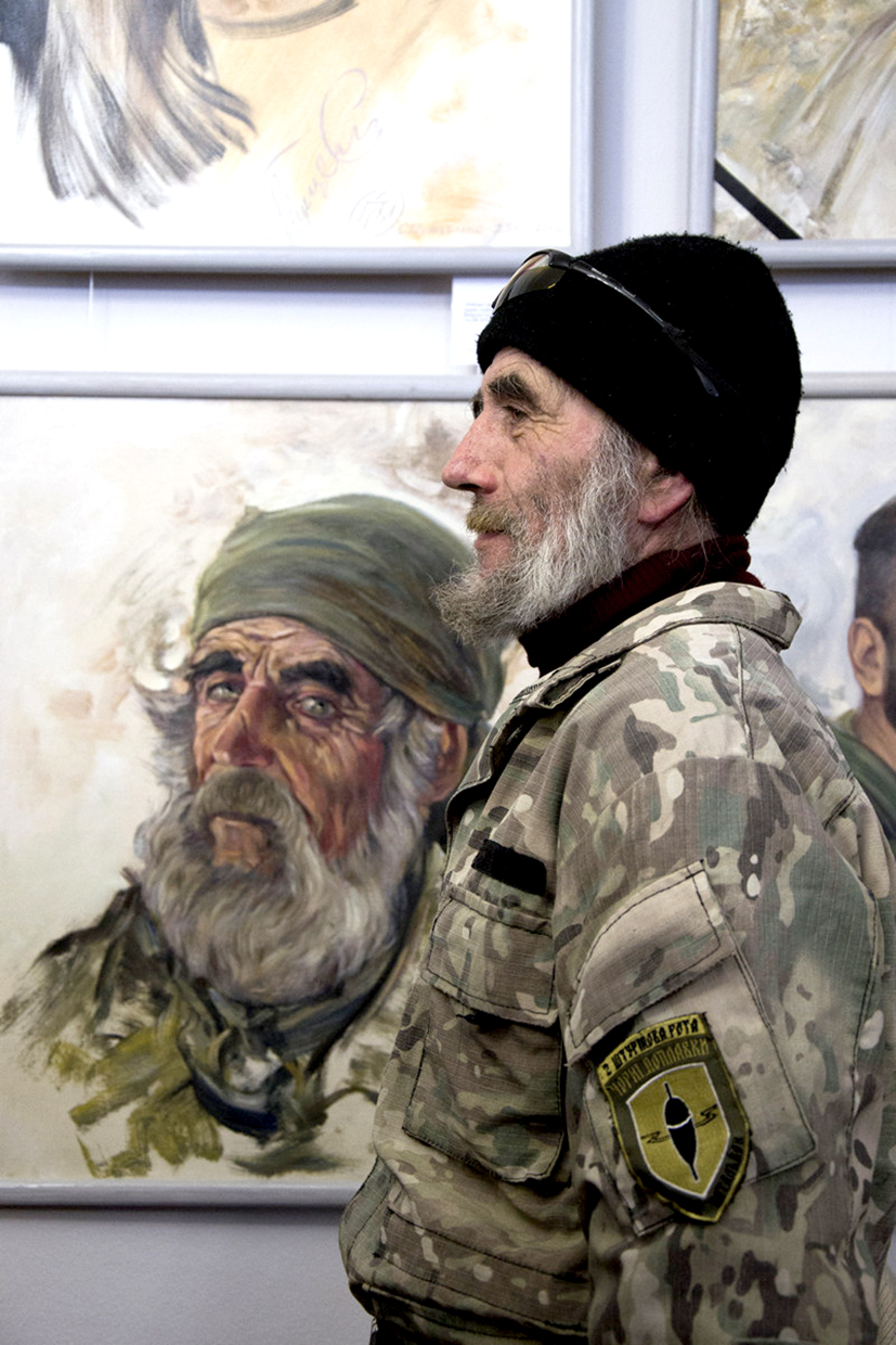 Ось він, оригінал, з якого художник майстерно виписав такий виразний портрет.Фото з сайту museum.ck.ua 